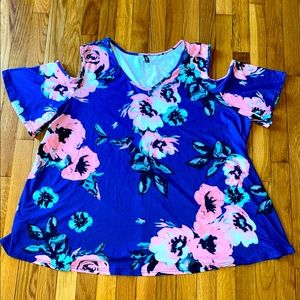 Cold shoulder women’s top